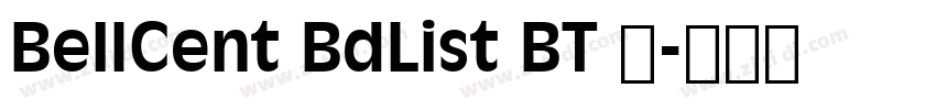 BelICent BdList BT 常字体转换